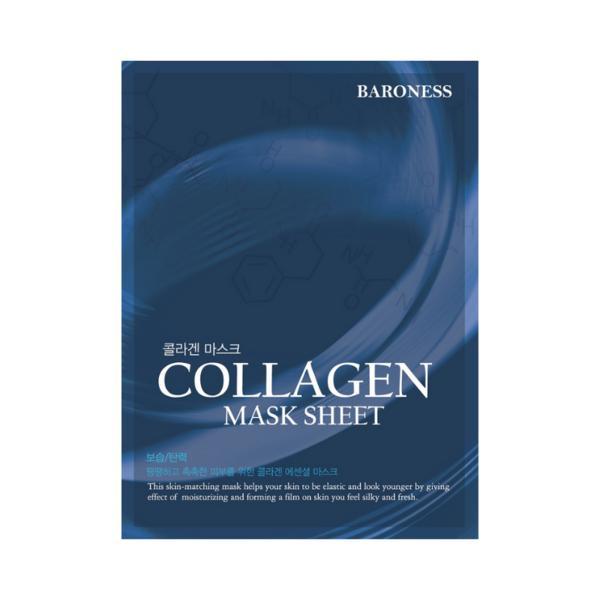 Masca servetel korean cu collagen activ, efect de lifting si anti-rid, baroness, 21 g