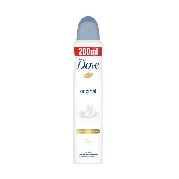 Deodorant Spray Antiperspirant Original – Dove Original, 200 ml 200 poza noua reduceri 2022