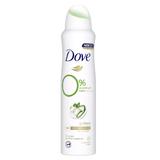 Deodorant Spray Antiperspirant fara Saruri de Aluminiu - Dove 0% Aluminium Salts Go Fresh Cucumber & Green Tea, 150 ml