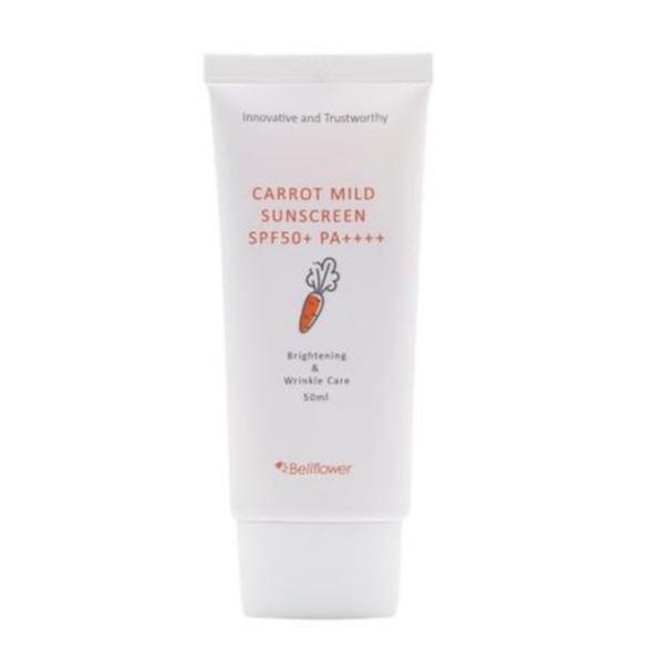 Crema cu protectie solara bellflower carrot sunscreen spf 50 + pa ++++, 50 ml