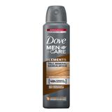 Deodorant Spray Antiperspirant cu Talc Mineral si Lemn de Santal pentru Barbati - Dove Men+Care Elements Talc Mineral+Sandalwood, 150 ml