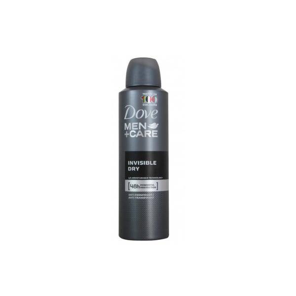 Deodorant Spray Antiperspirant Invizibil pentru Barbati - Dove Men+Care Invisible Dry, 200 ml