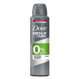 Deodorant Spray Antiperspirant fara Saruri de Aluminiu pentru Barbati - Dove Men+Care 0% Aluminium Salts Extra Fresh, 150 ml