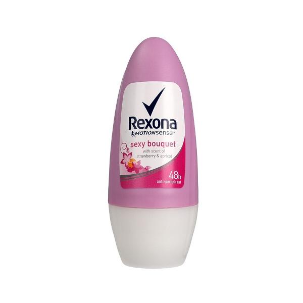 Deodorant Antiperspirant Roll-on pentru Femei – Rexona MotionSense Active Sexy Bouquet 48h, 40ml esteto.ro Deodorante femei