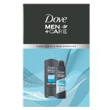 Set Cadou pentru Barbati - Dove Men+Care Clean Comfort Gel de Dus 250ml + Deodorant Spray 150ml