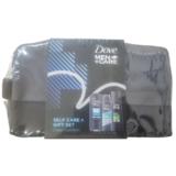 Set Cadou pentru Barbati - Dove Men+Care Clean Comfort Gel de Dus 250ml + Deodorant Spray 150ml + Sampon 250ml + Geanta Cadou
