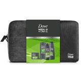 Set Cadou pentru Barbati - Dove Men+Care Sapun Solid 90g + Gel de Dus 250ml + Deodorant Spray 150ml + Sampon 250 ml + Geanta Cadou