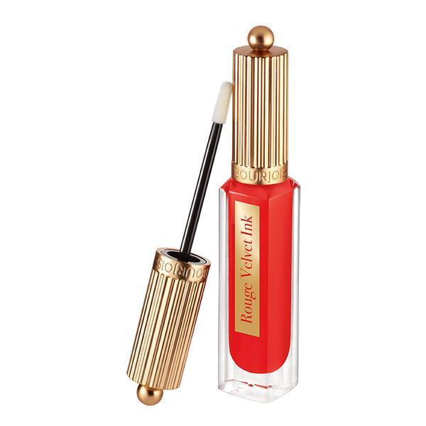Ruj de buze lichid cu efect matifiant Rouge Velvet Ink, 08 Coquelic’hot, 3 ml Bourjois imagine 2022
