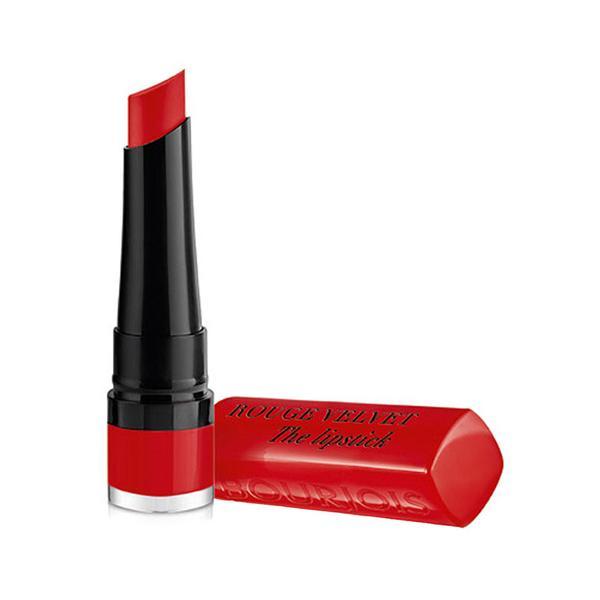 Ruj de buze mat Bourjois Rouge Velvet The Lipstick, 08 Rubi´s Cute, 2.4 g