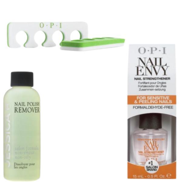 Set Dizovlant profesional pentru lac de unghii Jessica Polish Remover, 118 ml, O pereche separatoare degete, Tratament pentru Unghii Exfoliate si Sensibile fara Formaldehida 15 ml 118 imagine 2022