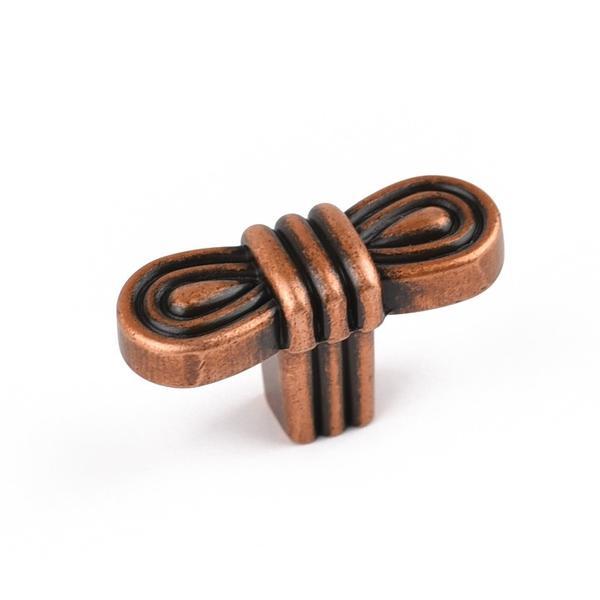 Buton pentru mobila celia, finisaj cupru antichizat cb, 25 mm