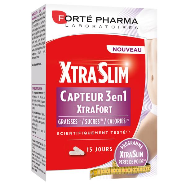 Supliment pentru Slabit Xtra Slim Capteur 3 in 1 Forte Pharma, 60 capsule