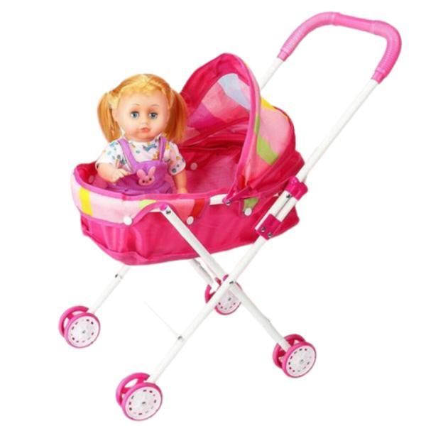 Bebeking Carucior landou pentru papusi hello doll