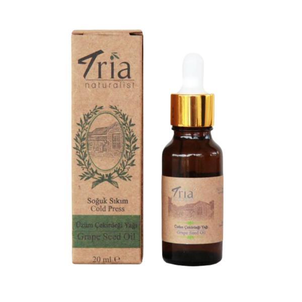 Ulei cosmetic din semințe de struguri, 100% natural, Tria Naturalist, 20 ml „Tria imagine 2022