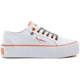Tenisi femei Pepe Jeans Ottis W Bass PLS31299-800, 38, Alb