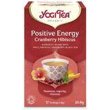 Ceai Bio Energie Pozitiva Merisor Si Hibiscus, 17 Pliculete 30.6 G Yogi Tea