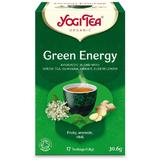 Ceai Bio Energie Verde, 17 Pliculete 30.6g Yogi Tea