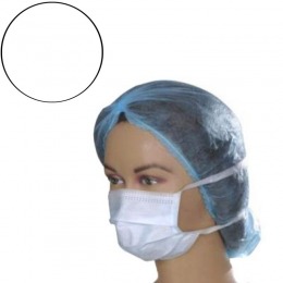 Masca Protectie Alba cu Elastic - Prima White Surgical Face Mask Ear-Loop 50 buc