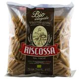Riscossa - Penne Rigate, Paste Bio Din Grau Integral, 500g