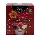 Ceai Bio Aronia, Hibiscus Si Mar, 12 Plicuri 24 G Yogi Tea