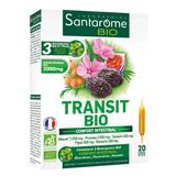 Supliment pentru Tranzitul Intestinal - Santarome Bio Transit Bio, 20 fiole
