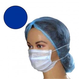 Masca medicala albastra cu elastic - prima blue medical face mask ear-loop 50 buc