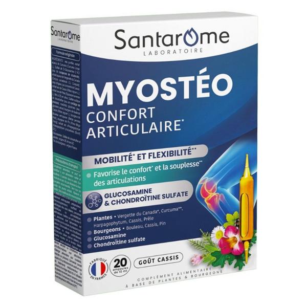 Supliment pentru Articulatii - Santarome Myosteo Confort Articulaire, 20 fiole
