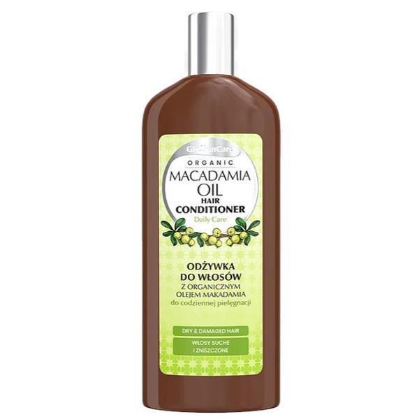 Balsam organic pentru par cu Ulei de Macadamia presat la rece,Glyskincare Organic Oils, 250 ml esteto.ro imagine noua