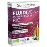 Supliment Alimentar  pentru Picioare Usoare - Santarome Bio Jambes Legeres Bio, 20  fiole