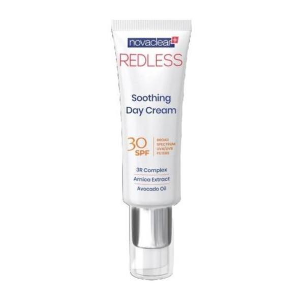 Crema calmanta de zi cu protectie solara SPF30 ,Redless Novaclear, 50ml