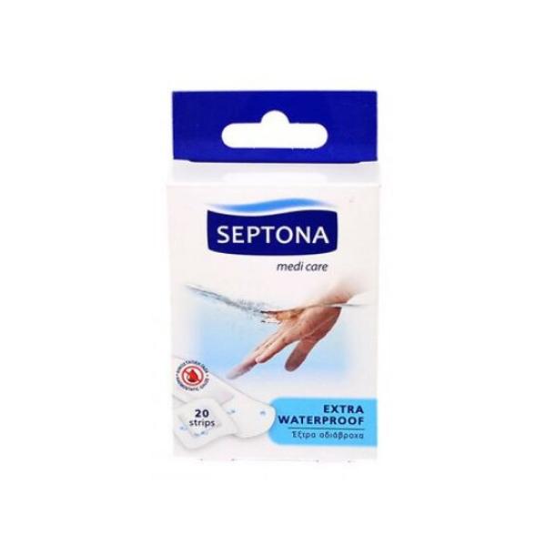 Plasturi Rezistenti la Apa - Septona Medi Care Extra Waterproof, 20 buc