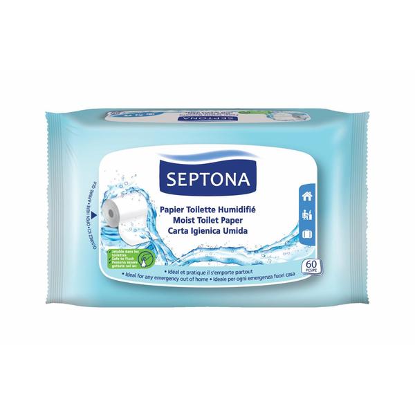 Hartie Igienica Umeda – Septona Moist Toilet Paper, 60 buc/pachet