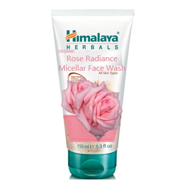 Gel Micelar pentru Curatarea Fetei cu Extract de Trandafir – Himalaya Herbals Rose Radiance Micellar Face Wash, 150 ml esteto.ro Geluri de fata