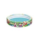 Piscina Mickey Mouse gonflabila, pentru copii 2 ani+, Bestway 91007, 122 x 25 cm, 140 litri