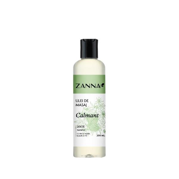 Ulei de Masaj Calmant cu CBD si Lavanda Zanna, 200ml