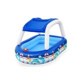 Piscina gonflabila cu acoperis copii, Bestway 54370, multicolor, 282 Litri, 213 x 155 x 132 cm