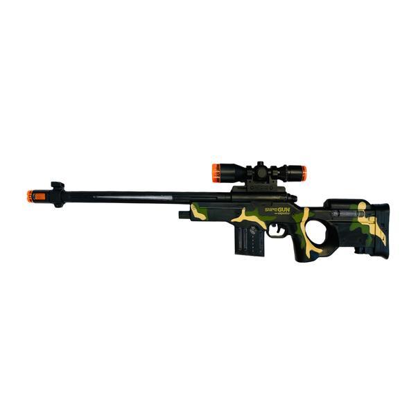 Mitraliera de jucarie shoot gun, cu sunete si lumini, shop like a pro®, multicolor