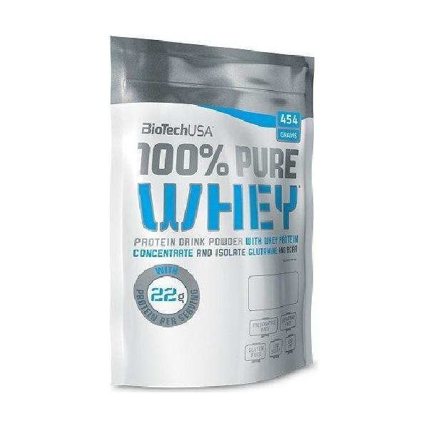 Pudra Proteica cu Gust de Banane - BiotechUSA 100% Pure Whey, 454g