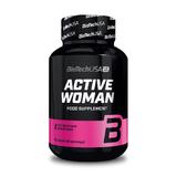 Supliment Alimentar pentru Femei Par, Piele si Unghii - BiotechUSA Active Woman Food Supplement For Your Hair, Skin and Nails, 60 tablete