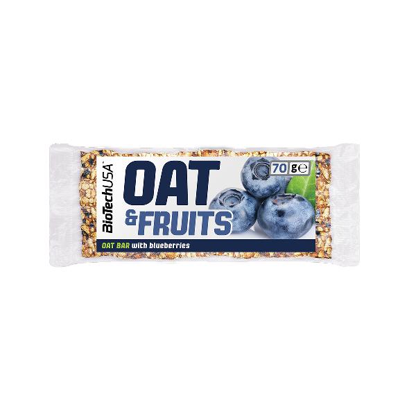 Baton de ovaz si coacaze - biotechusa oat   fruits, 70g