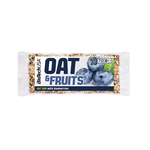 Baton de Ovaz si Coacaze - BiotechUSA Oat & Fruits, 70g