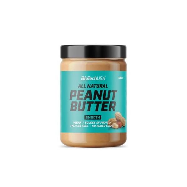 Unt de Arahide Natural - BiotechUSA All Natural Peanut Butter, 400g