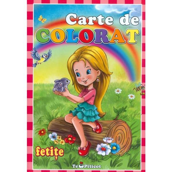 Carte De Colorat: Fetite, editura Teopiticot