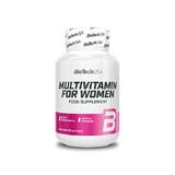 Supliment Alimentar Multi Vitamine pentru Femei - BiotechUSA Multivitamin for Women Food Supplement, 60 capsule