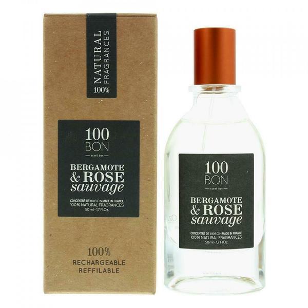 Apa de colonie pentru femei, Bergamote Et Rose Sauvage, 100Bon, 50ml 100bon imagine 2022