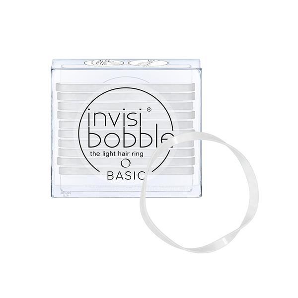 Elastic pentru par InvisiBobble Basic Crystal Clear, 10 buc esteto.ro Ace & agrafe par