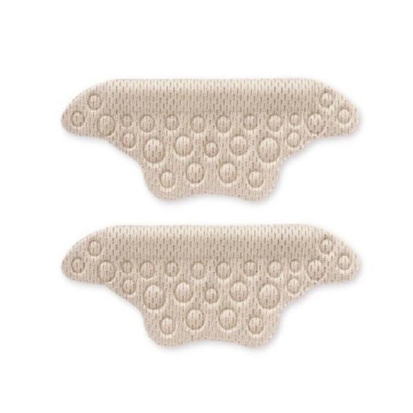 Set 2 branturi cu pernite pentru calcai, pentru incaltaminte, marime universala, Crem