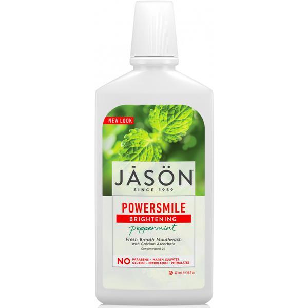 Apa de gura power smile pt albire si respiratie proaspata, jason, 473 ml