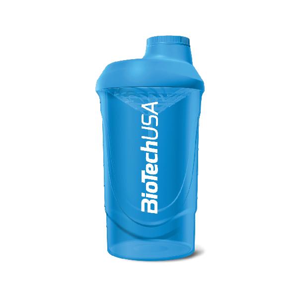 Shaker Albastru – BiotechUSA Shaker Wave Blue, 1 buc