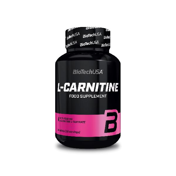 Supliment Alimentar L-Carnitina - BiotechUSA L-Carnitine Food Supplement, 30 capsule